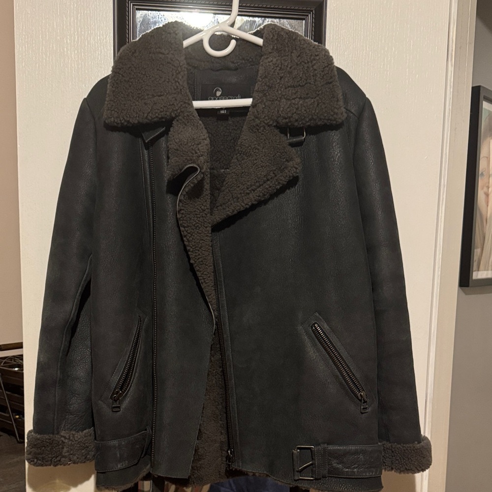 Women’s Goosecraft Lambskin Leather Winter Jacket